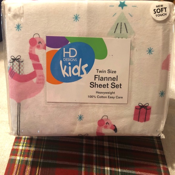 🦩NWT! FLAMINGO FLANNEL SHEET SETS 🦩 - Picture 6 of 8